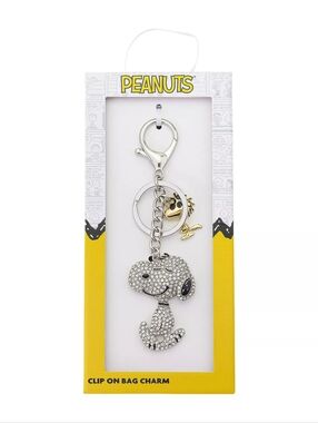 Peanuts Snoopy Woodstock Keychain Bag Charm